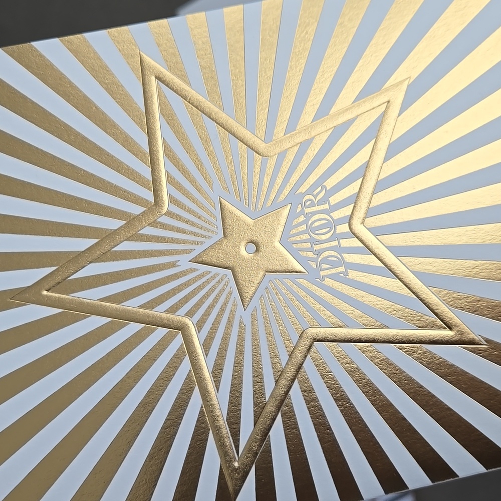 New Chic Dior set gold star design 2025 Dior pouch, Bag, Ribbon Card & Envelope - Picture 5 of 12